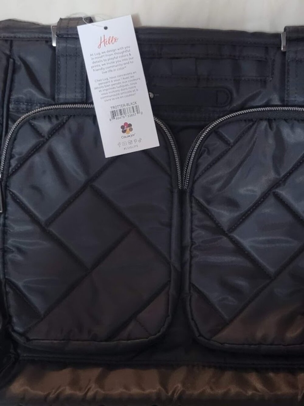 Trotter Tote Bag- LUG- Black - Picture 1 of 6